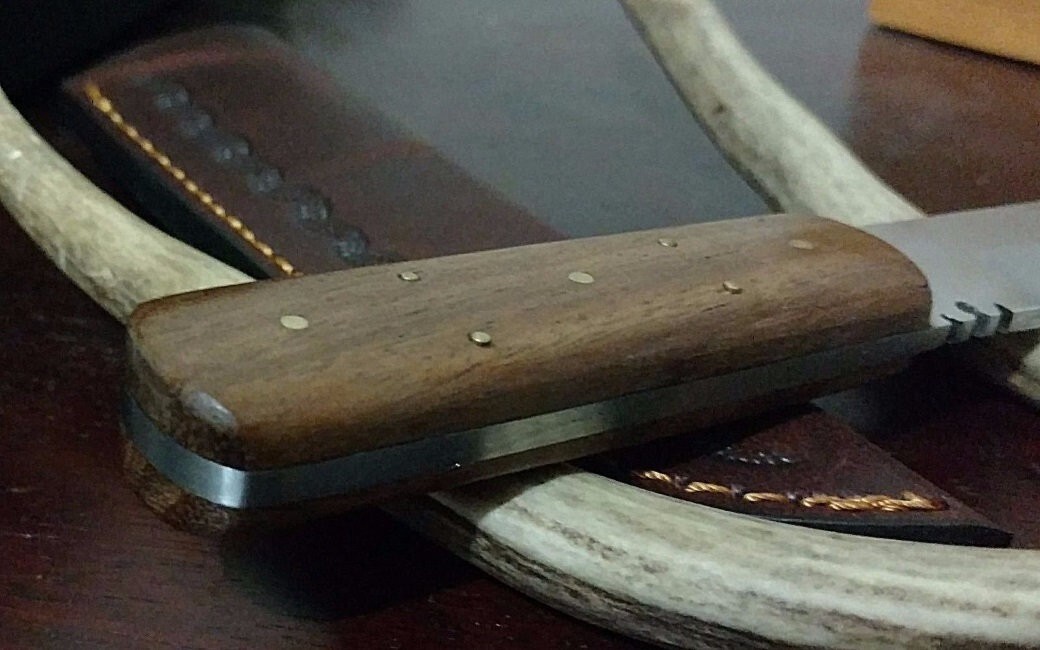 Bushcraft Heavy Duty Fixed Blade Kephart Utility Knife with Leather Sheath - NEW