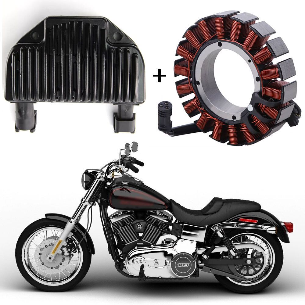 Stator & Regulator Rectifier for Harley Dyna 2008-16 Replaces# 30017-08 74631-08