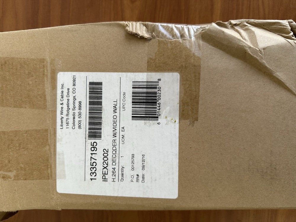 Liberty AV IPEX2002 HDMI over IP Decoder Scalable 1080p