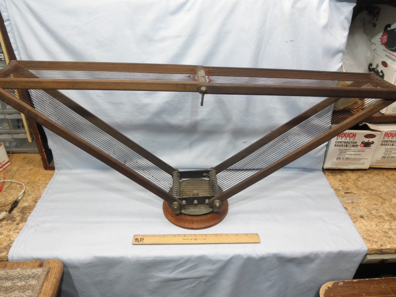 EXCELLENT 1926 AALCO No. 35 FOLDING LOOP ANTENNA-CHICAGO-MY LAST 100 YEAR LOOP