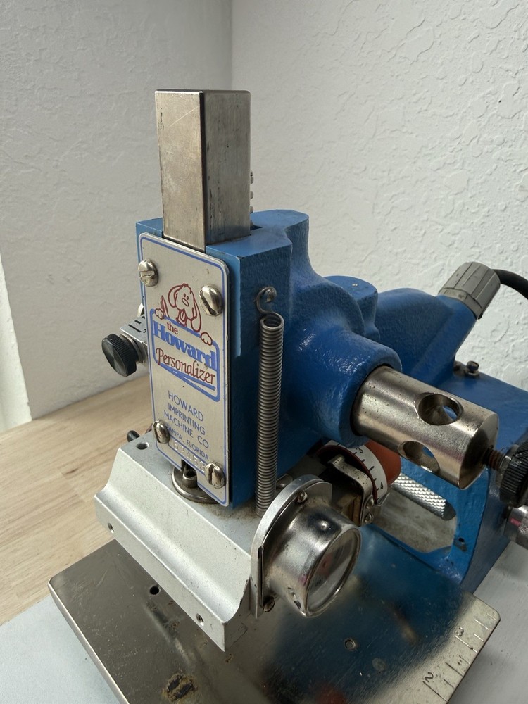 Howard Personalizer Hot Foil Imprinting Machine No Attachments. Machine Only
