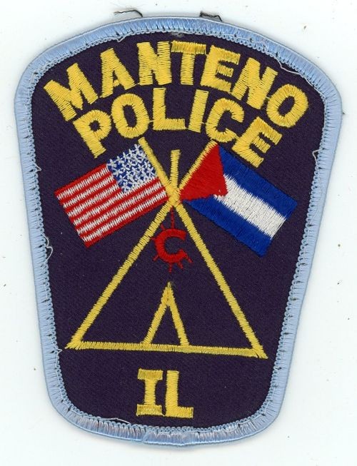 ILLINOIS IL MANTENO POLICE NICE SHOULDER PATCH SHERIFF