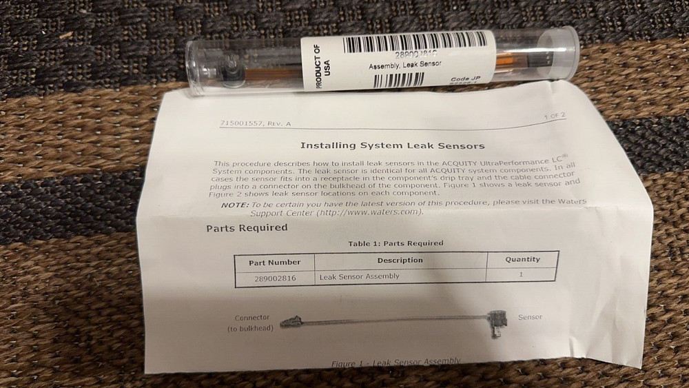WATERS 289002816 LEAK SENSOR ASSY