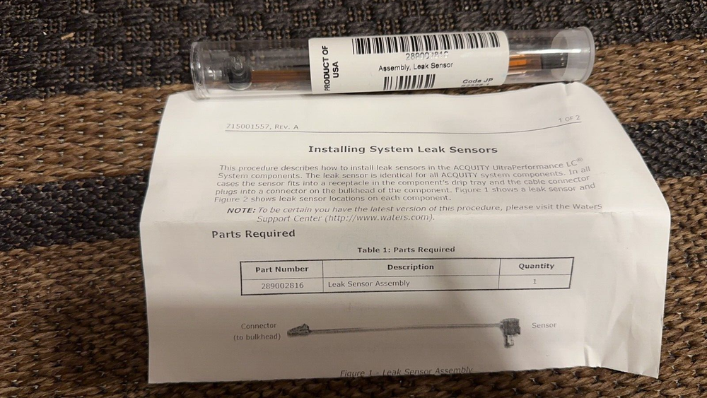 WATERS 289002816 LEAK SENSOR ASSY