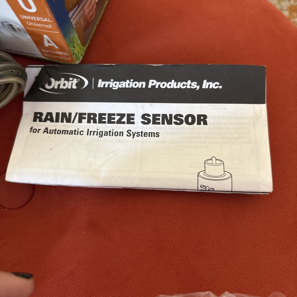 ORBIT Rain Freeze Sensor Automatic Universal White Hard Wired 57069