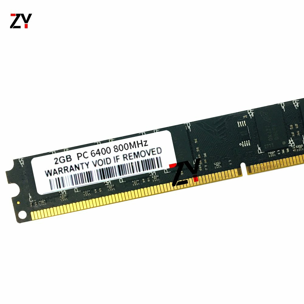 2G 2GB DDR2 PC2-6400U 800MHz 1.8V CL6 Computer Non-ECC DIMM RAM Desktop Memory