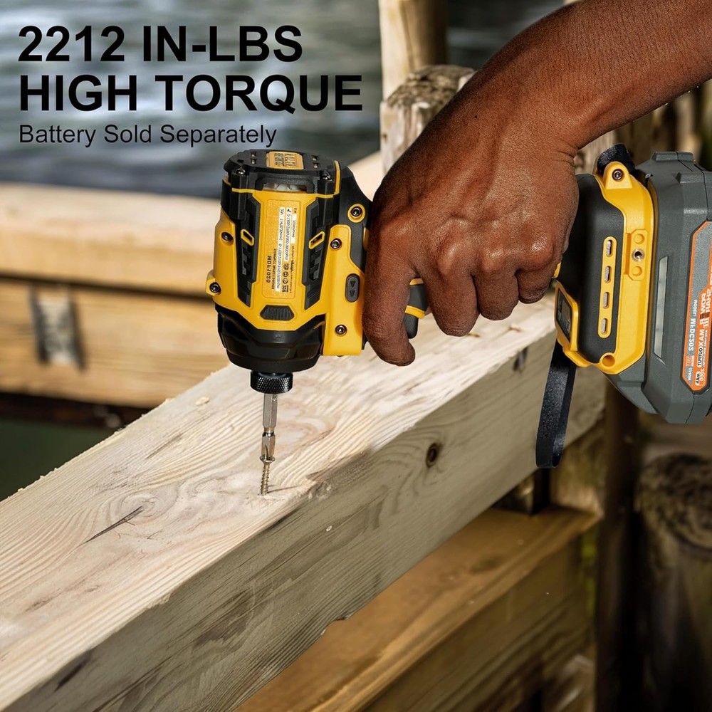 High Torque 1/4" Impact Driver, 4-Speed, Brushless Motor
