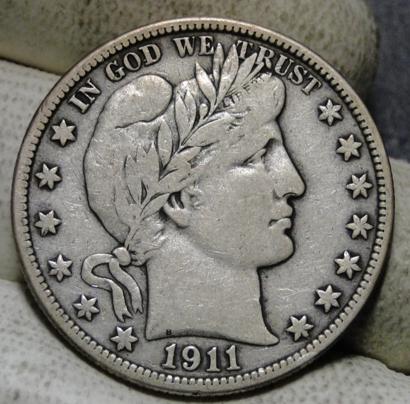 1911 Barber Half Dollar