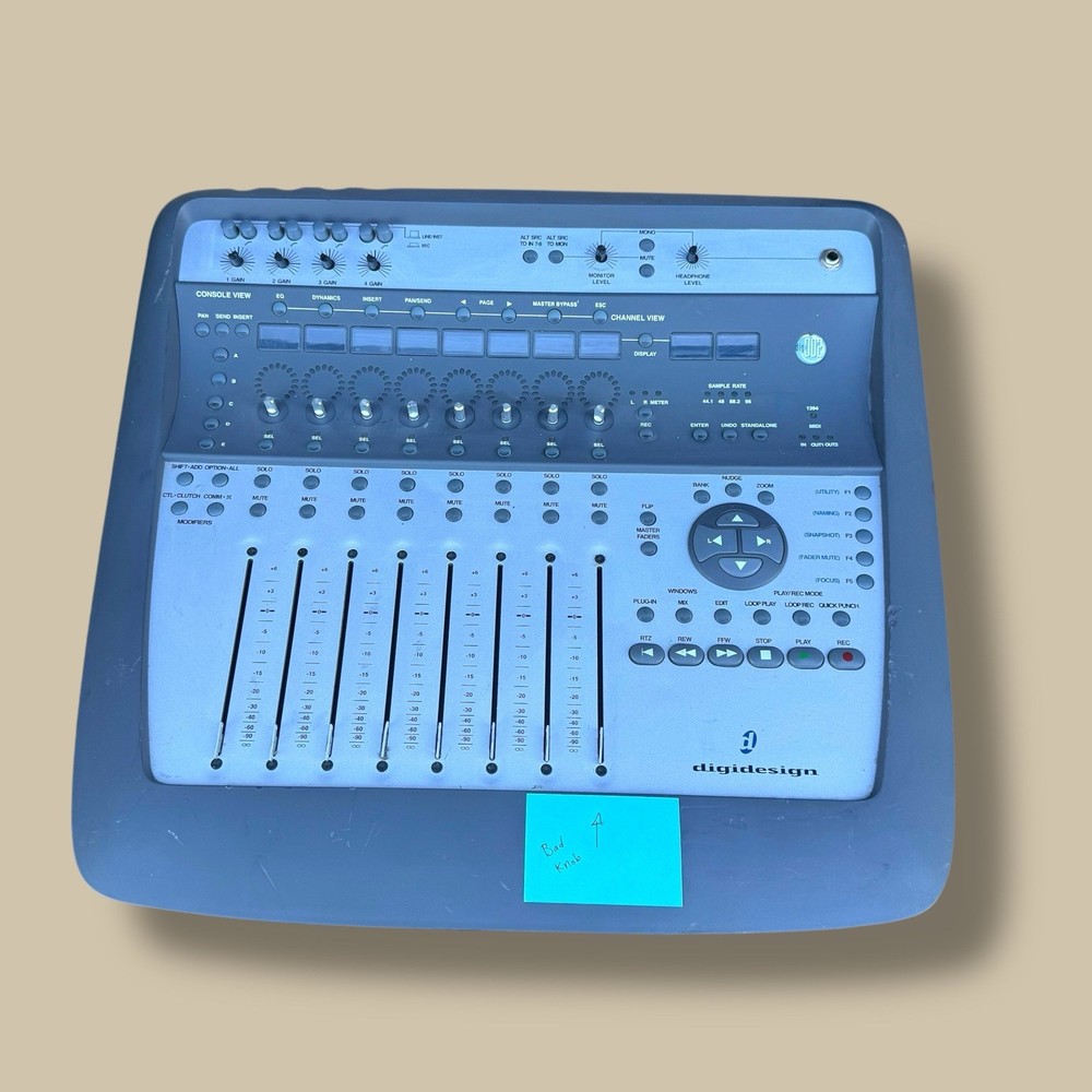 Digidesign 002 MX002 Tested in Demo Only Missing Knobs
