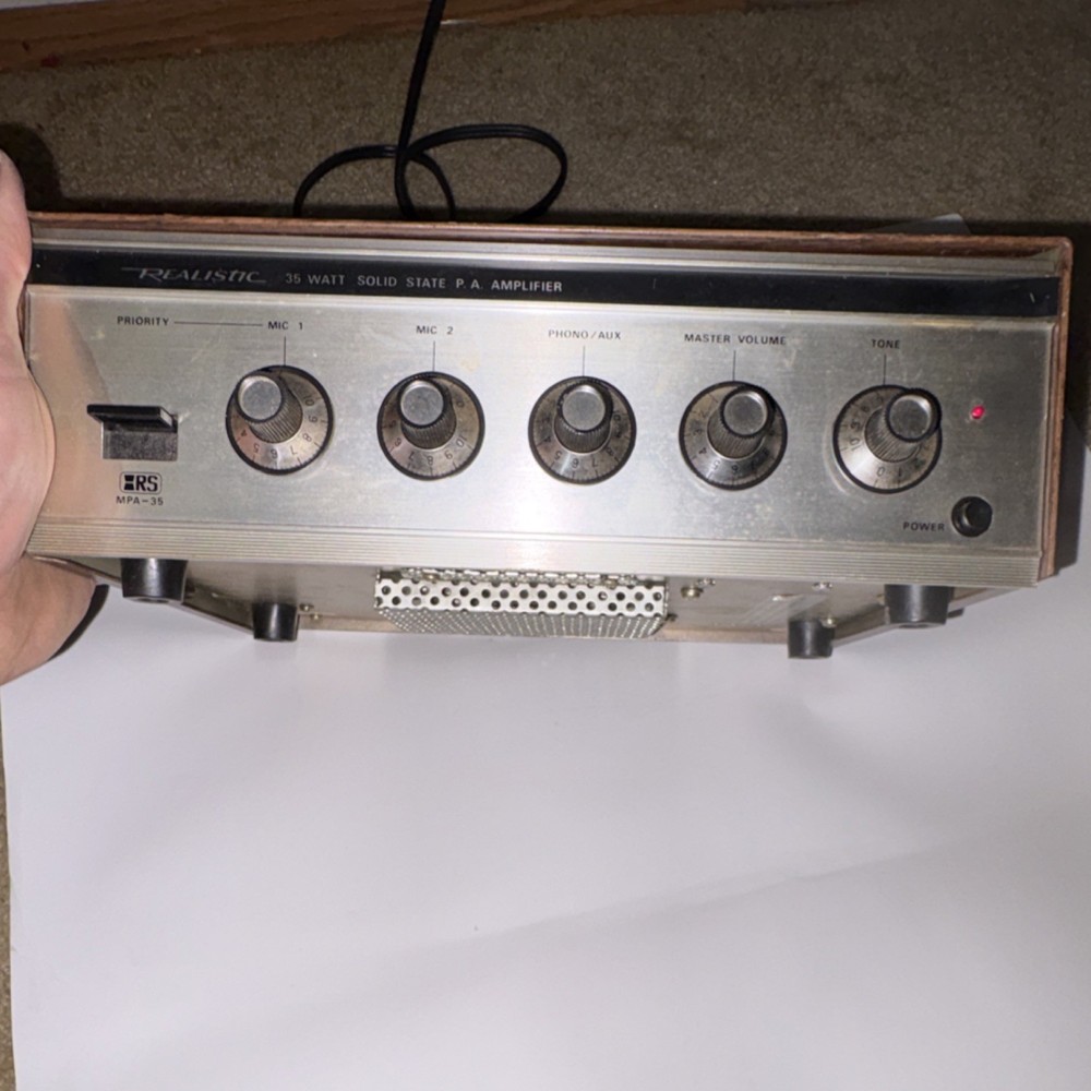 Realistic MPA-35 35 Watt Solid State PA Amplifier Power Amplifier