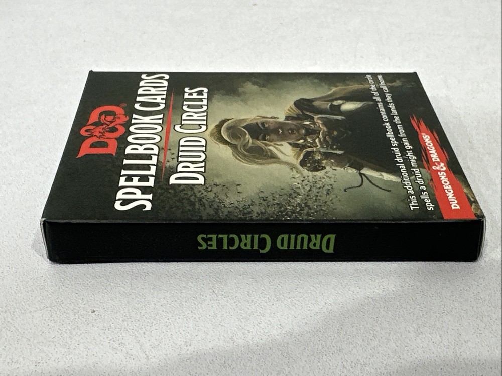 D&D Spellbook Cards Druid Circles Complete