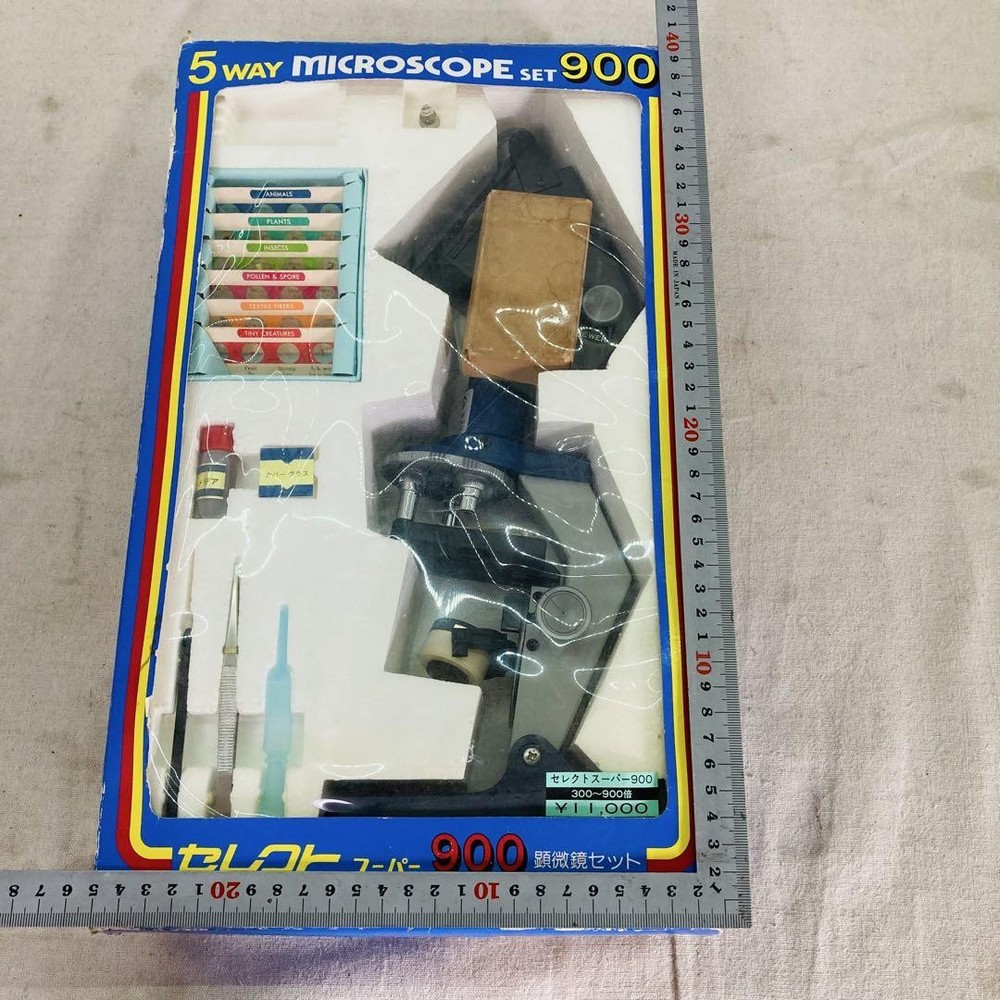 Power confirmed Retro Select Super 900 Microscope Microscope Set Eiko