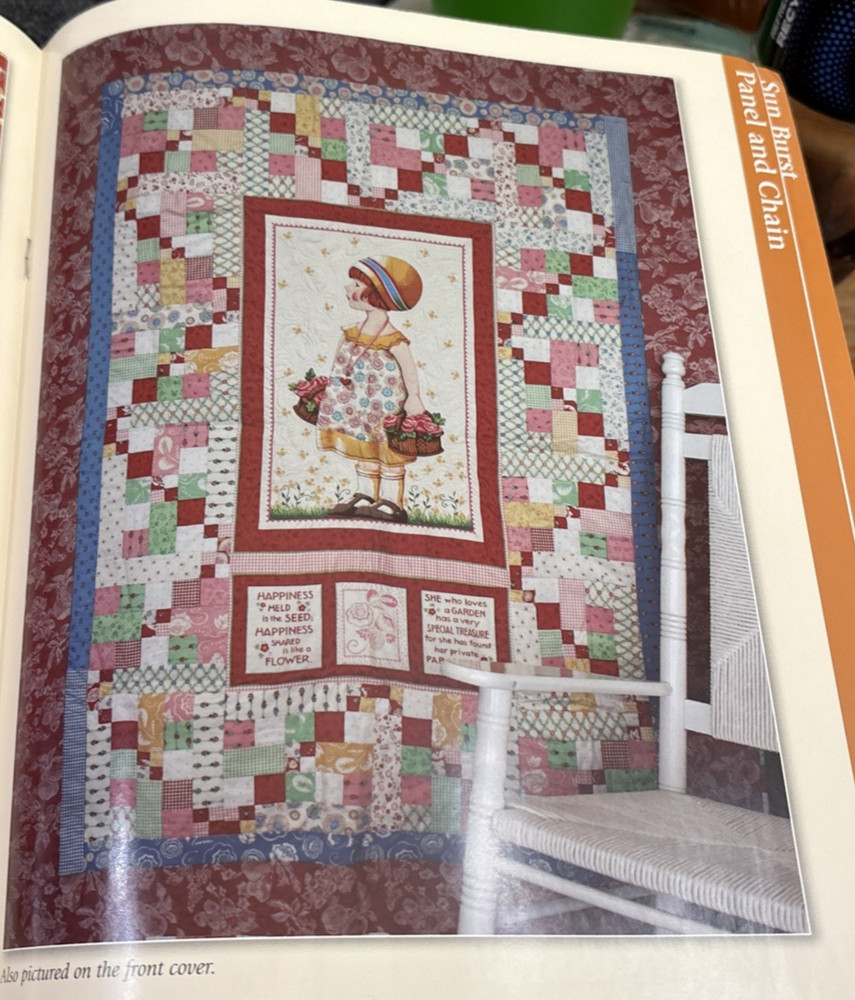 Rare Designs by Lavender Line PANELS & PRINTS Quilt Pattern 2009 bk