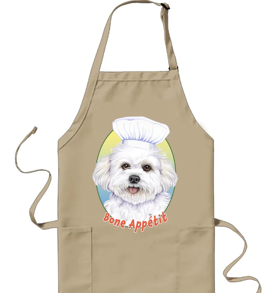 Bichon Frise Cookin' Apron