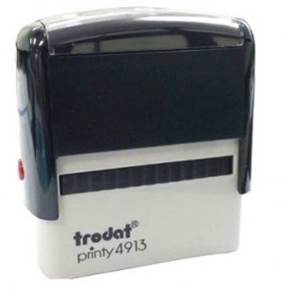 Custom Self Inking Rubber Stamp Trodat 4913 5 Line Return Address Stamp