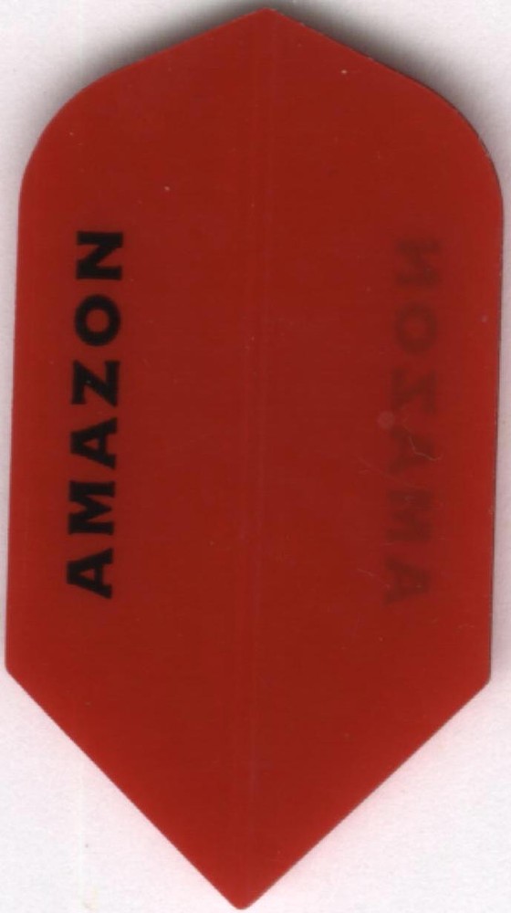 Red AMAZON Slim Dart Flights: 3 per set