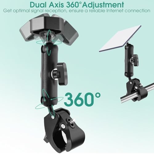 Starlink Mini Mount, Adjustable Clamp for Starlink Mini, Compatible with