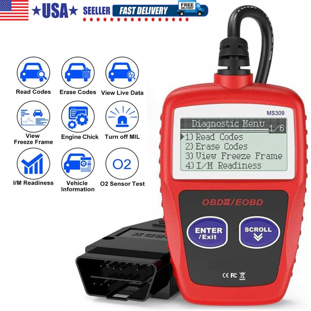OBD Code Reader Automotive OBD2 Scanner Car Check Engine Fault Diagnostic Tool