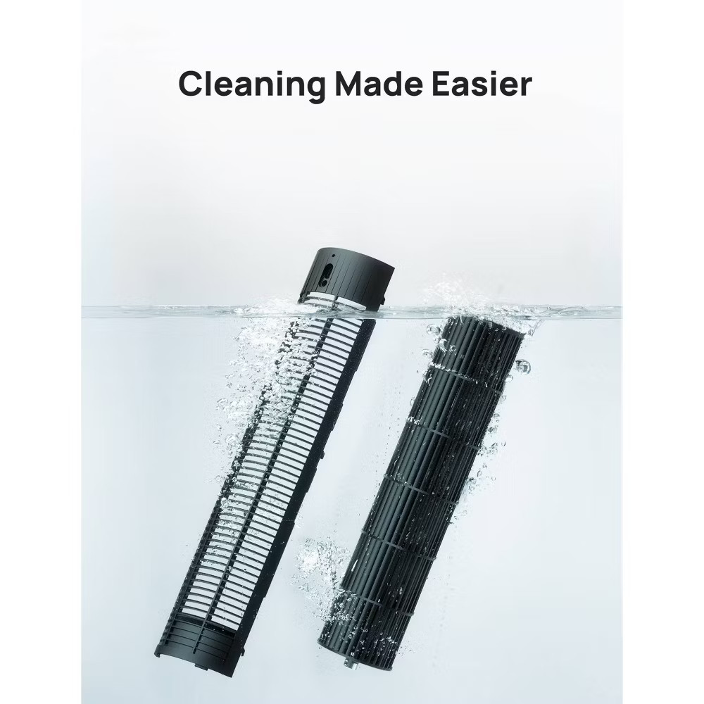 Dreo Nomad 36" Quiet Bladeless Tower Fan Black/Silver