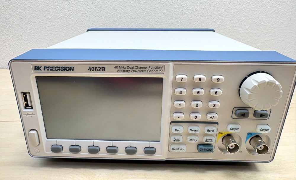 BK Precision 4062B Dual Channel Function Arbitrary Waveform Generator, 40 MHz