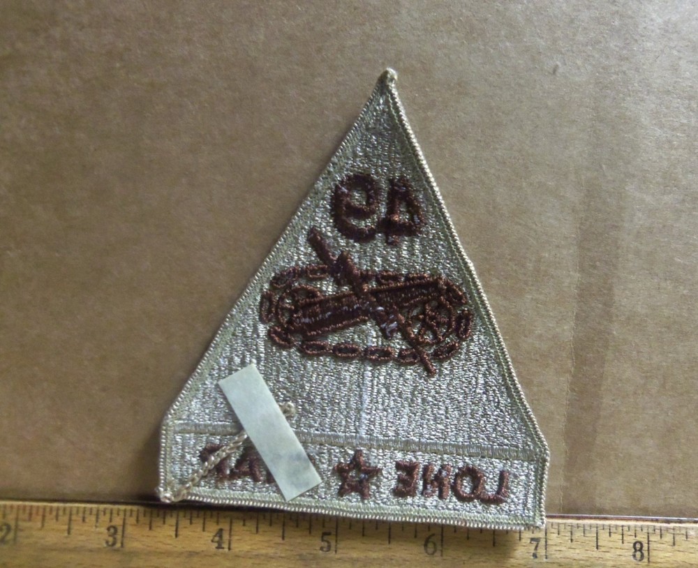 US Army - 49th Armored Division Embroidered Desert Patch