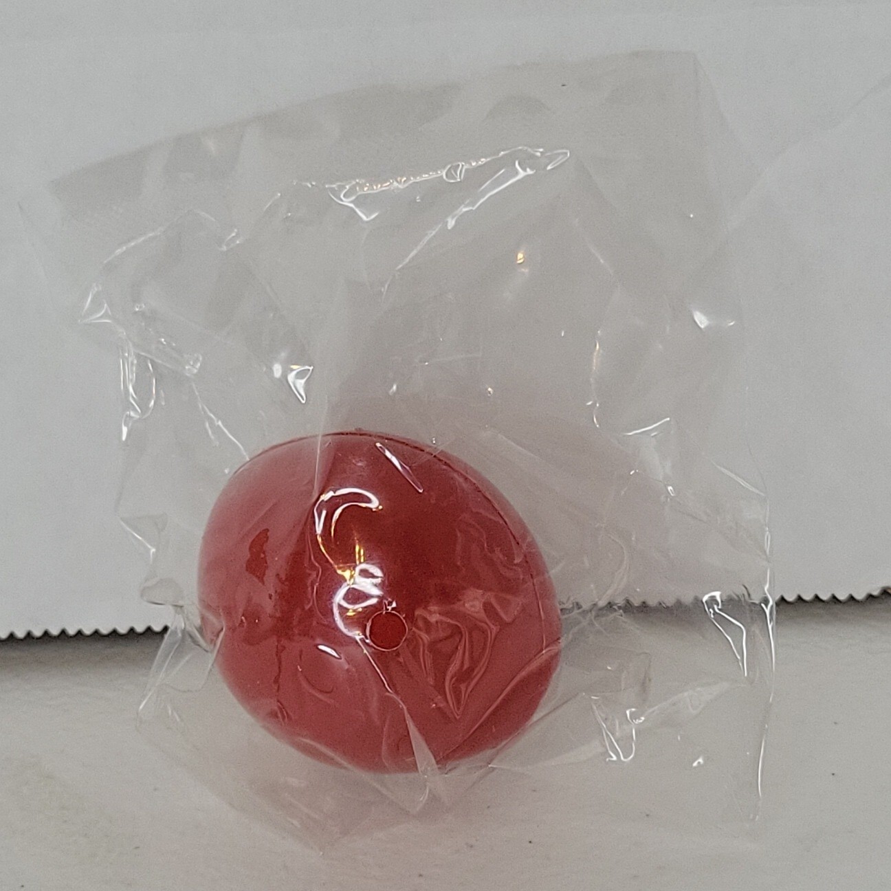 Rubber Clown Nose Red Rudolph Mcdonald Breathable Nose Holes Cosplay Costume NEW