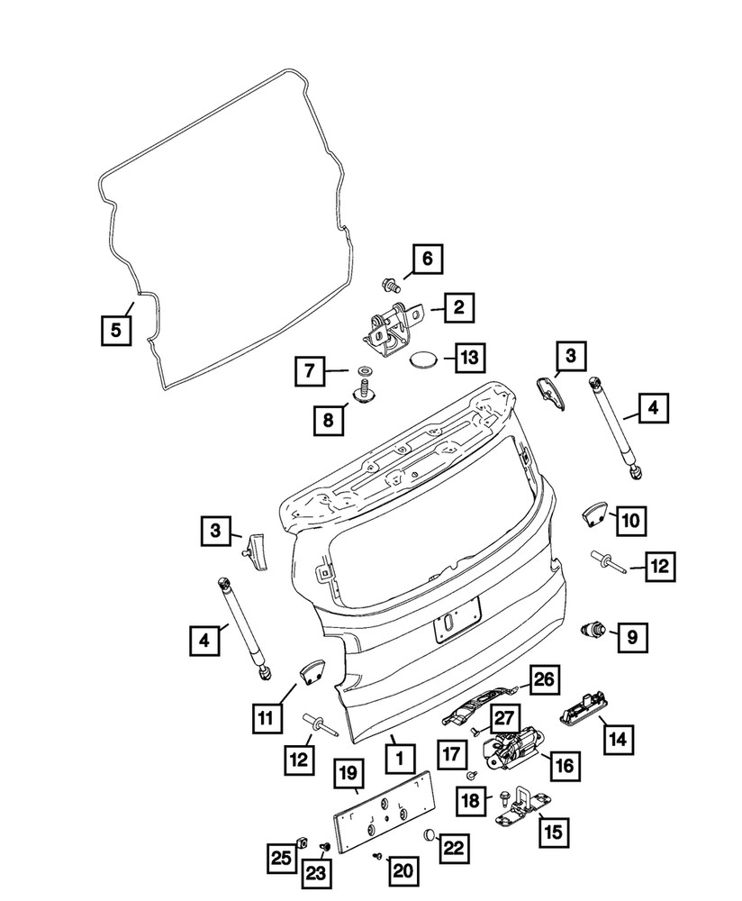 Genuine Mopar Rivet 6511841AA