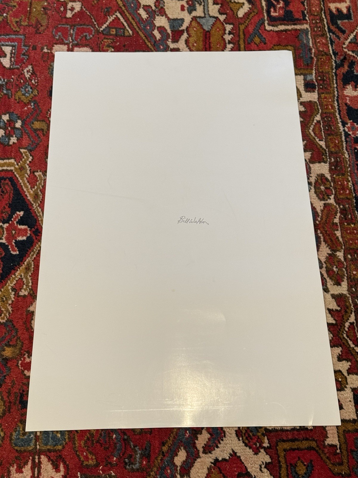 Bill Walton Personally Owned Promotional Sycuan Gene Locklear Basketball Poster