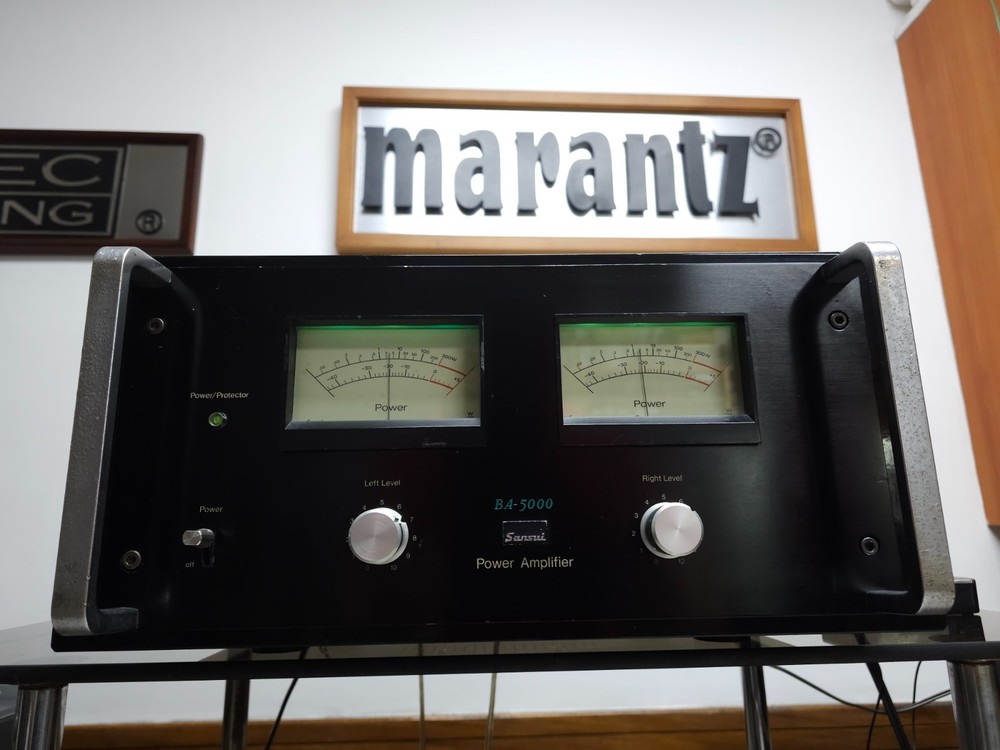 Sansui BA-5000 Power Amplifier Good Condition Serviced Operational