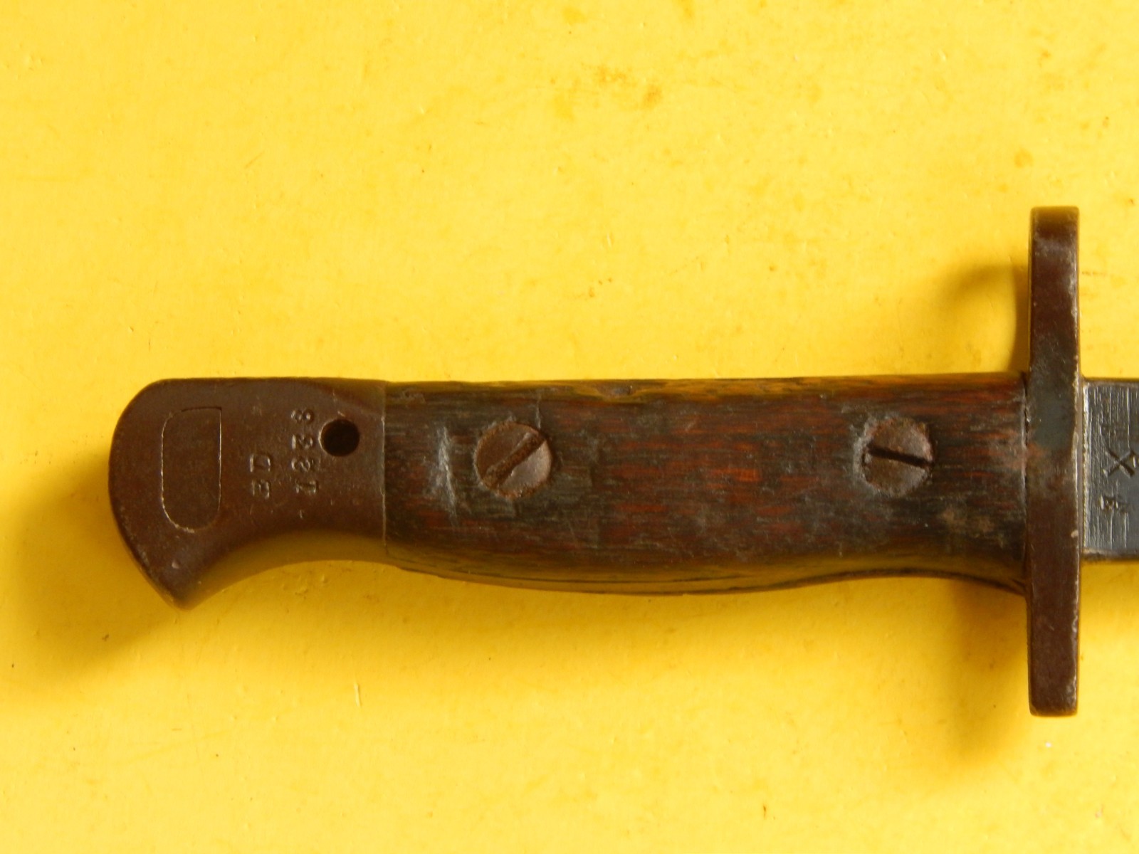 NICE ENFIELD 1907- Mk111 SWORD BAYONET /SCABBARD - CHAPMAN. - Unit Marked `