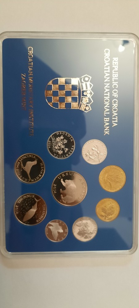 UNC CROATIAN NUMISMATIC SET 2014.