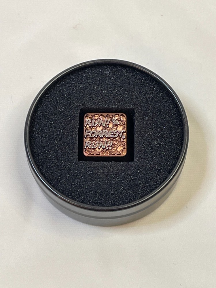 Customized Keycaps, HolyOOPS Run Forest Run Double Anodized Aluminum C1