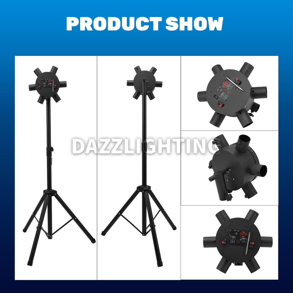 Rotation Cold Spark Firework Machine Sparkler Effect with Stand Wedding Stage