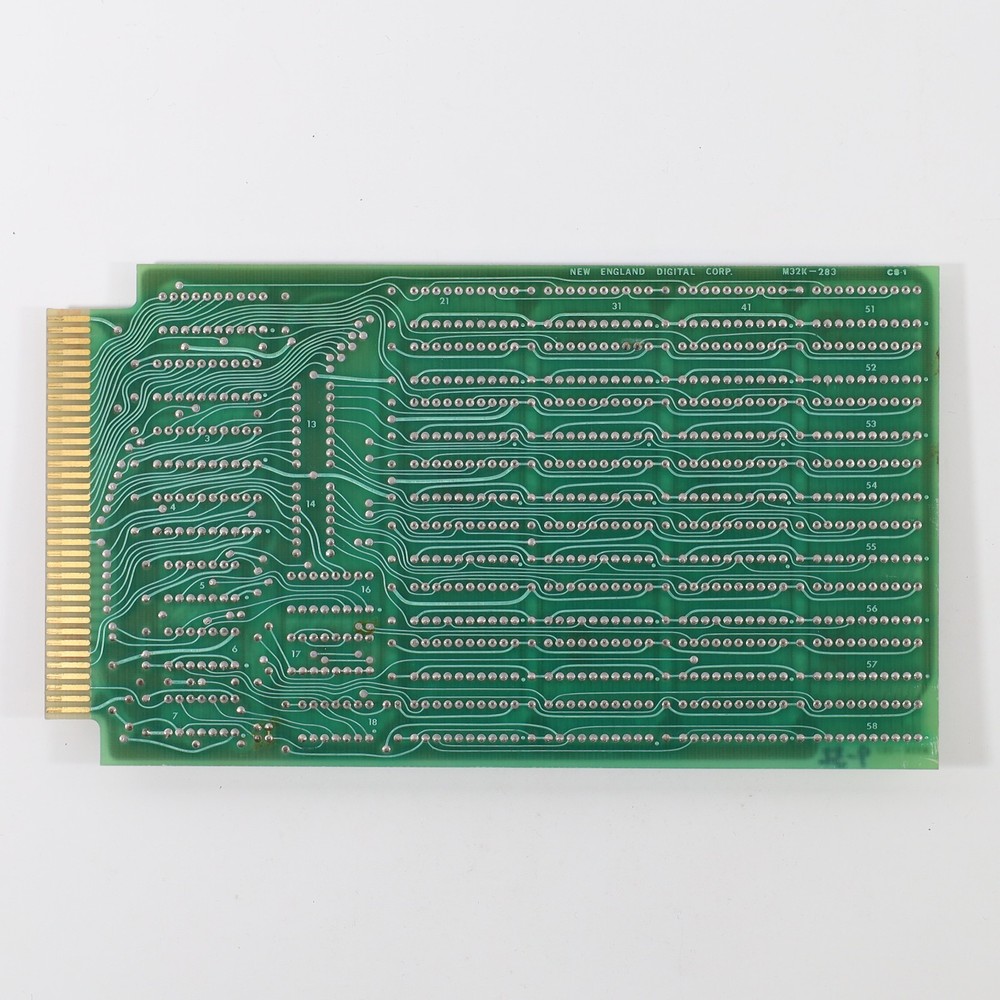 New England Digital Synclavier M32K Computer Bin Card