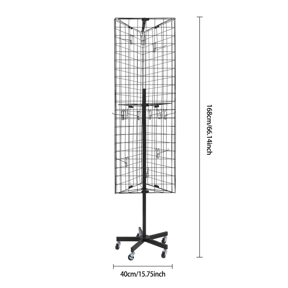 Triangular Grid Panel Display Stand Floor Standing Gridwall Display Stand