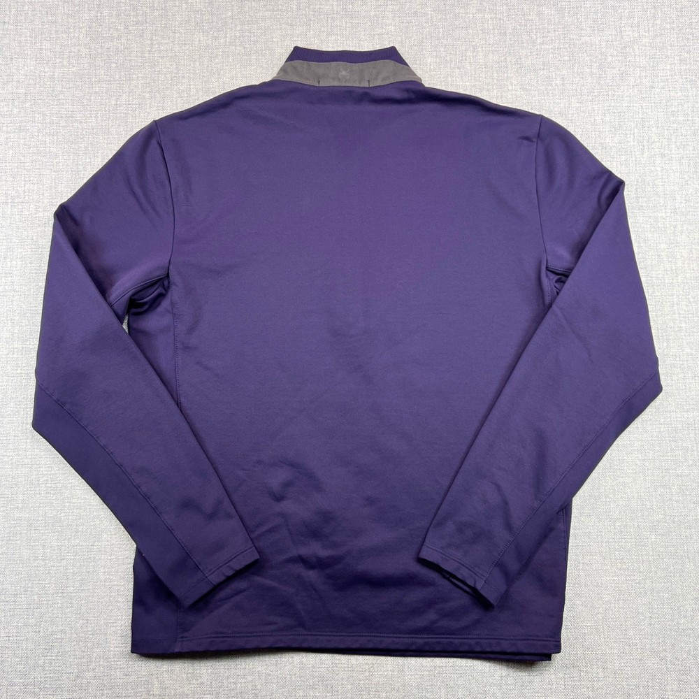 Greyson Siasconset 1/4 Zip Golf Pullover Men Medium Purple Stretch Performance