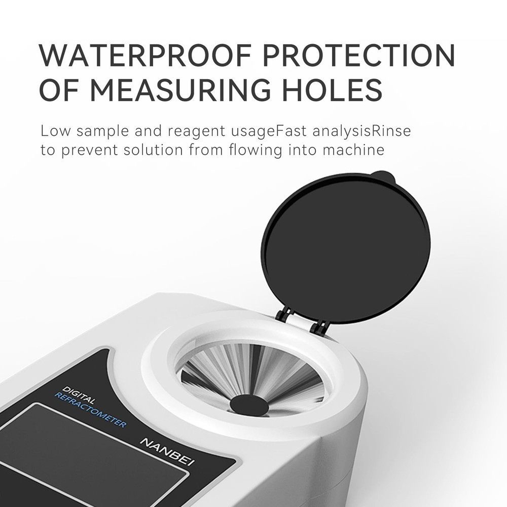 NANBEI 0-55% Digital brix Refractometer with ATC, Portable Brix Meter