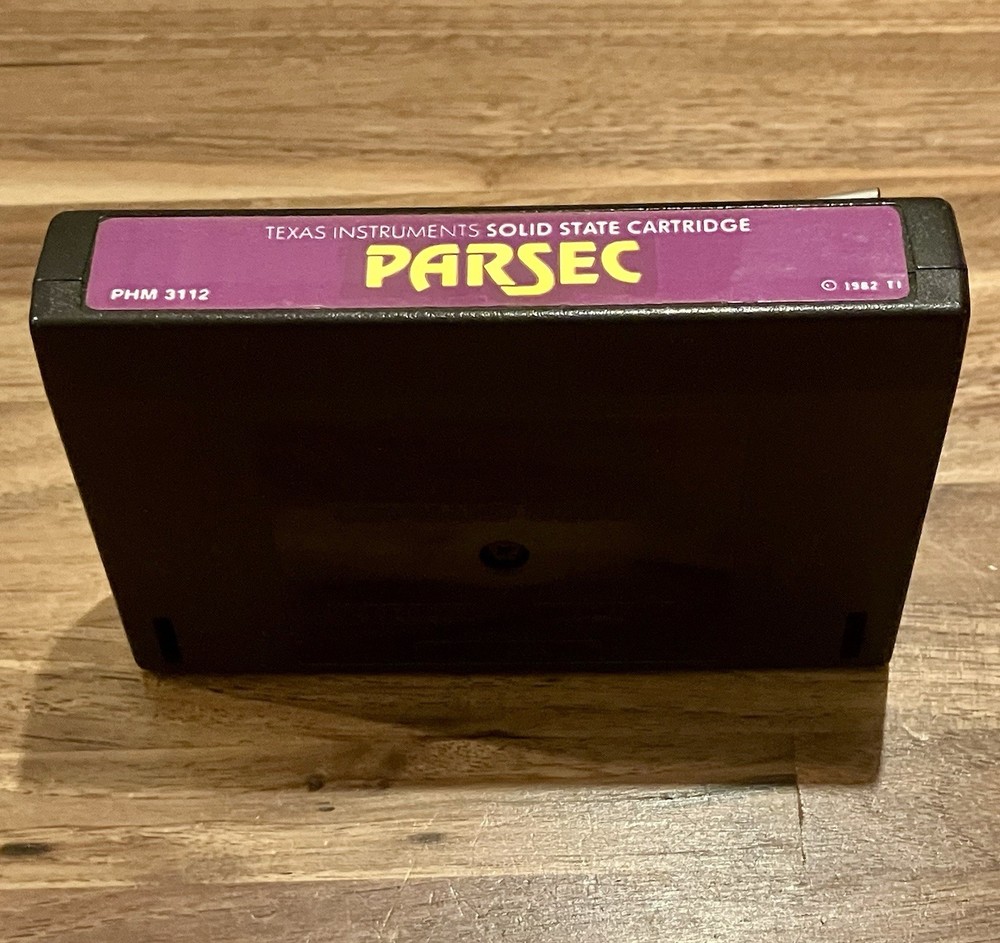 Parsec Texas Instruments TI-99/4A Home Computer Solid State Cartridge