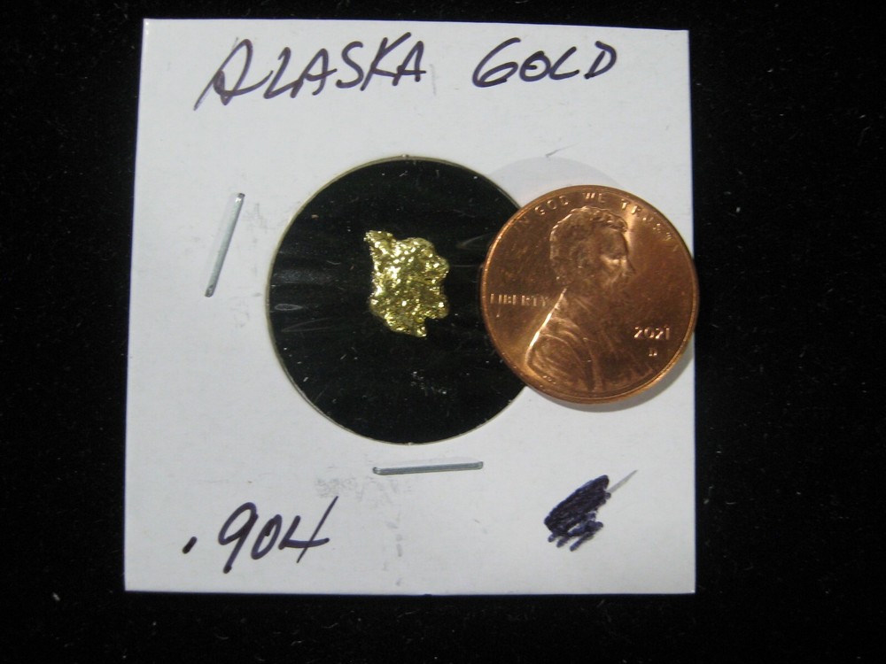ALASKA GOLD NUGGET  .904 GRAM