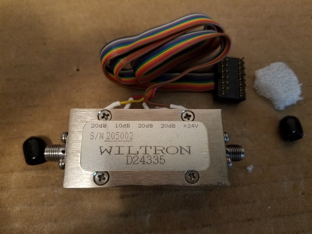Wiltron D24335 Programable Step Attenuator 0-70dB RF Microwave SMA 24V #205002