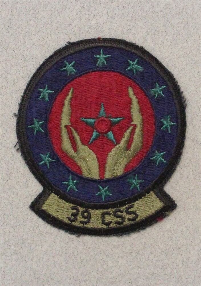 USAF Air Force Patch: 39th Combat Support Squadron - subdued 3788