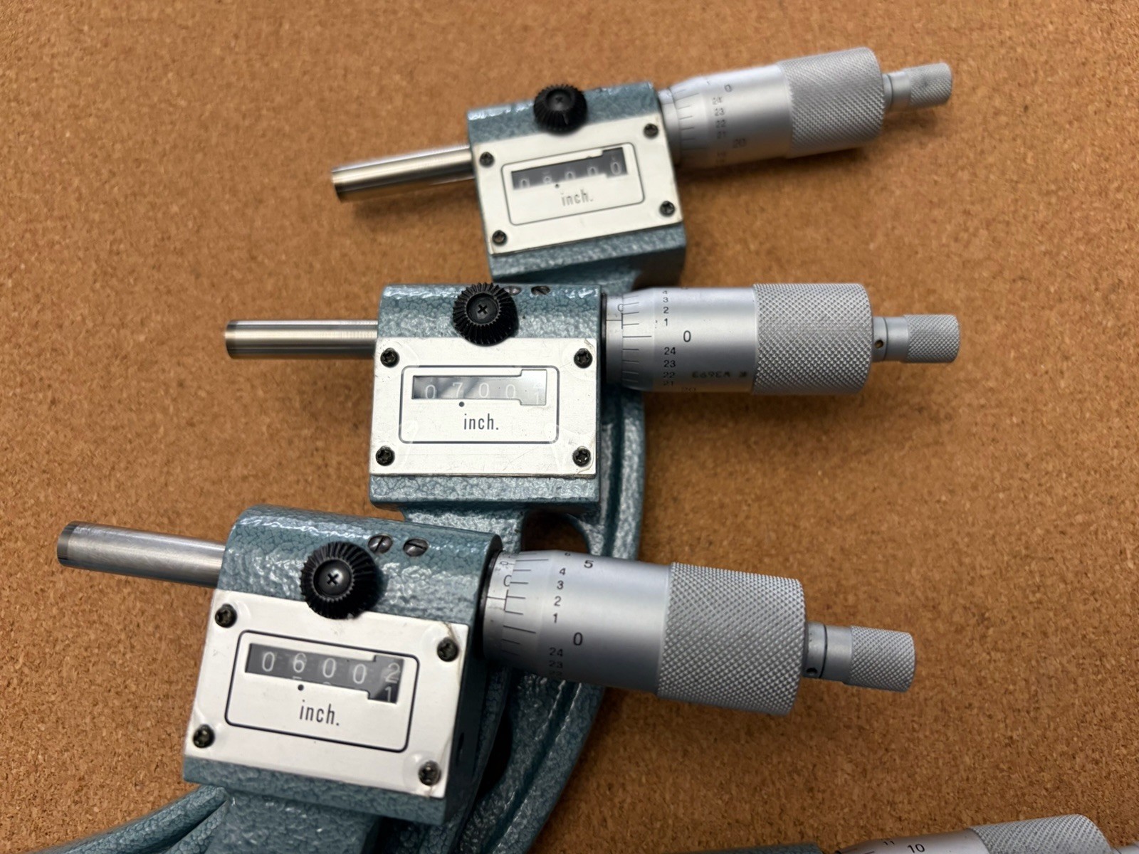 Mitutoyo Mechanical O.D. Micrometer Set 6”-12” Excellent Condition!!!!