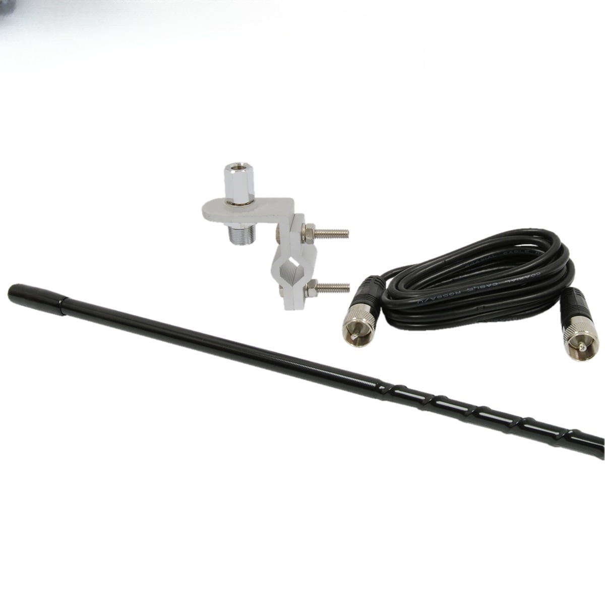 Roadpro 3Ft Cb Antenna Kit W/ 9 Ft Cable Black