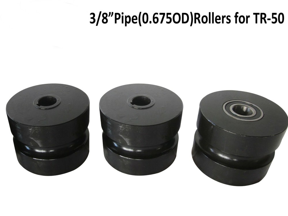 TR50 Round Pipe Rollers Dies,3/8” Pipe (0.675”OD)