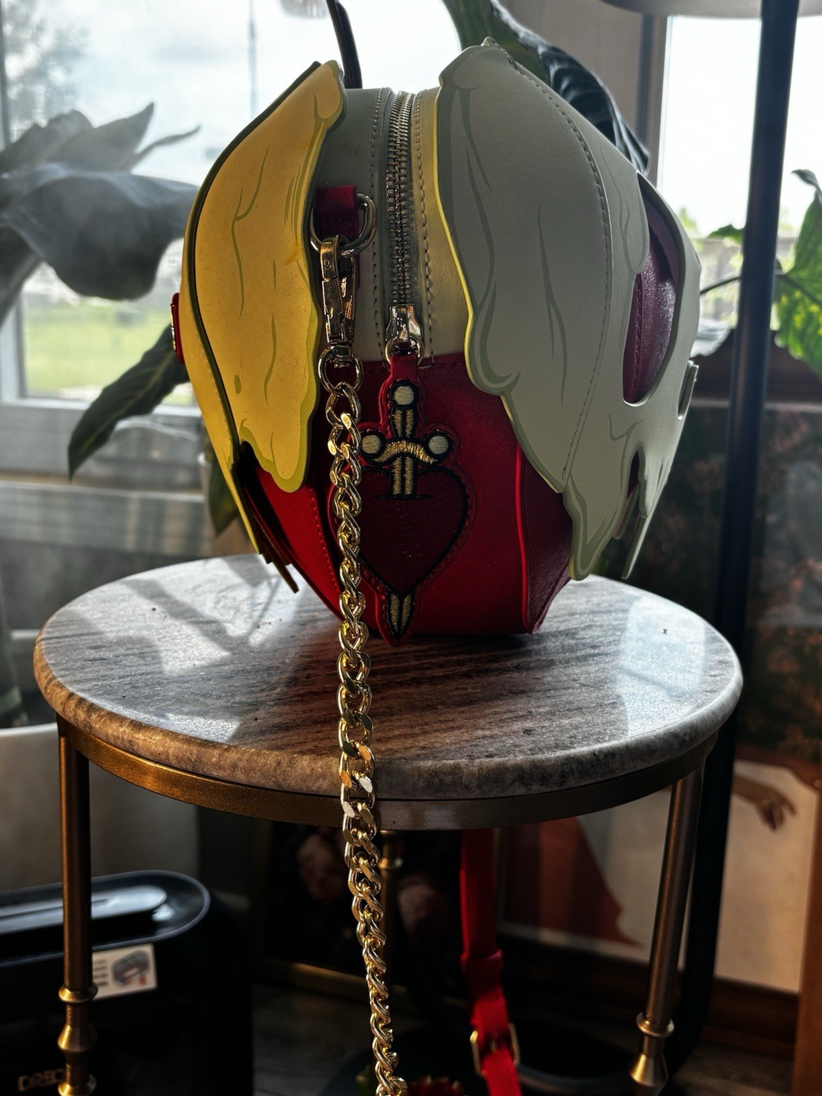 Rare Disney Loungefly Snow White Glow In The Dark Apple purse