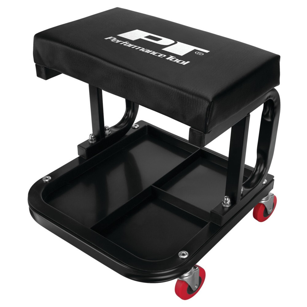 Performance Tool W85007 250 lb Rectangular Creeper Seat with Tool Tray