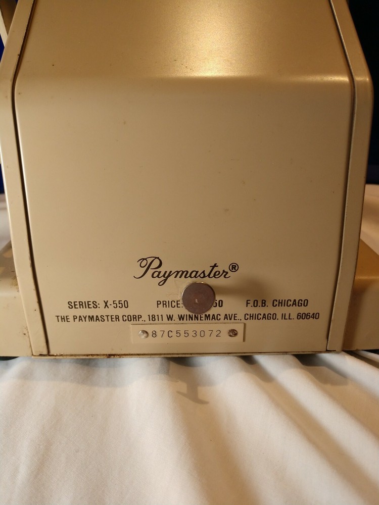 Paymaster, Chicago,Il