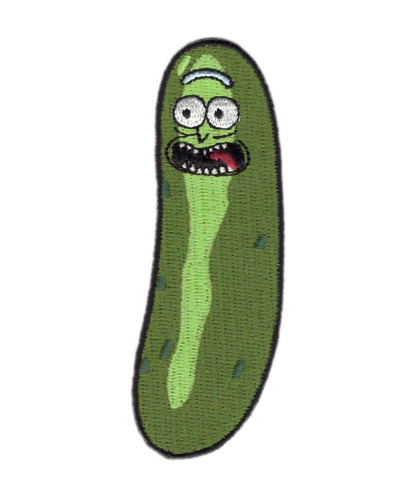 Screaming Pickle Rick Morty Patch Iron on