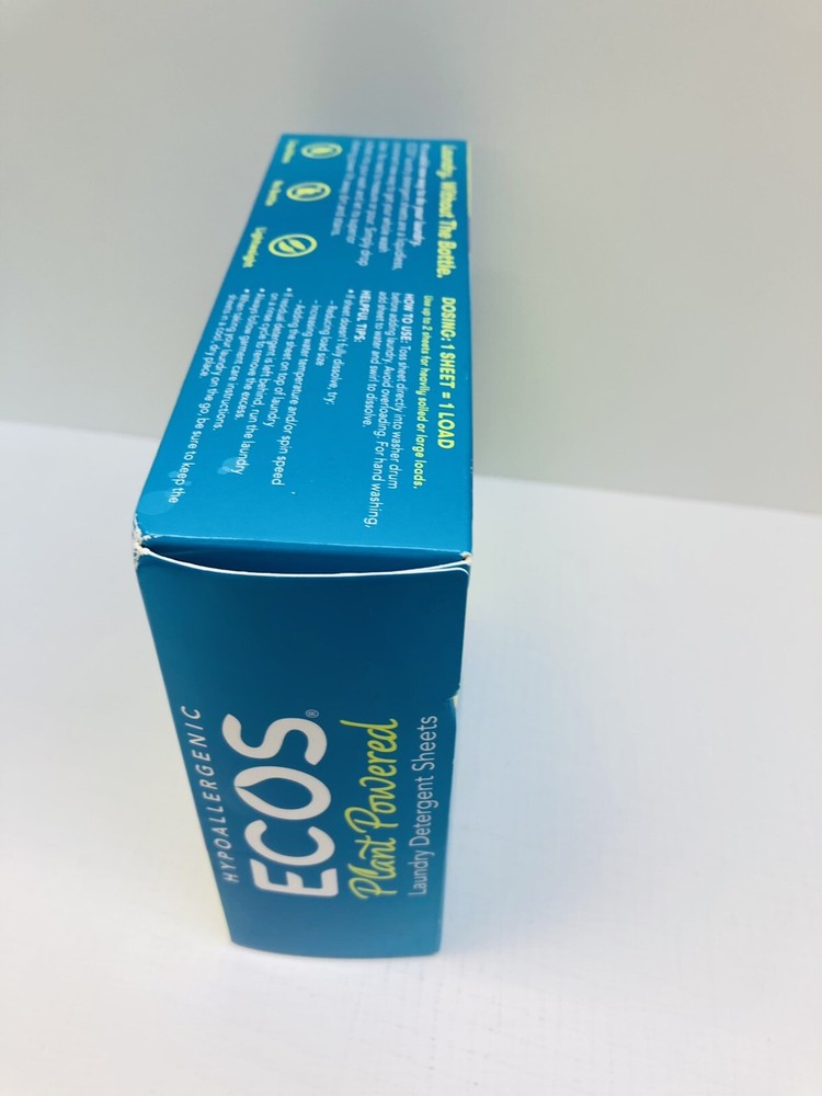 ECOS plant Powered Laundry Detergent Sheets 50Loads Lavender Vanilla