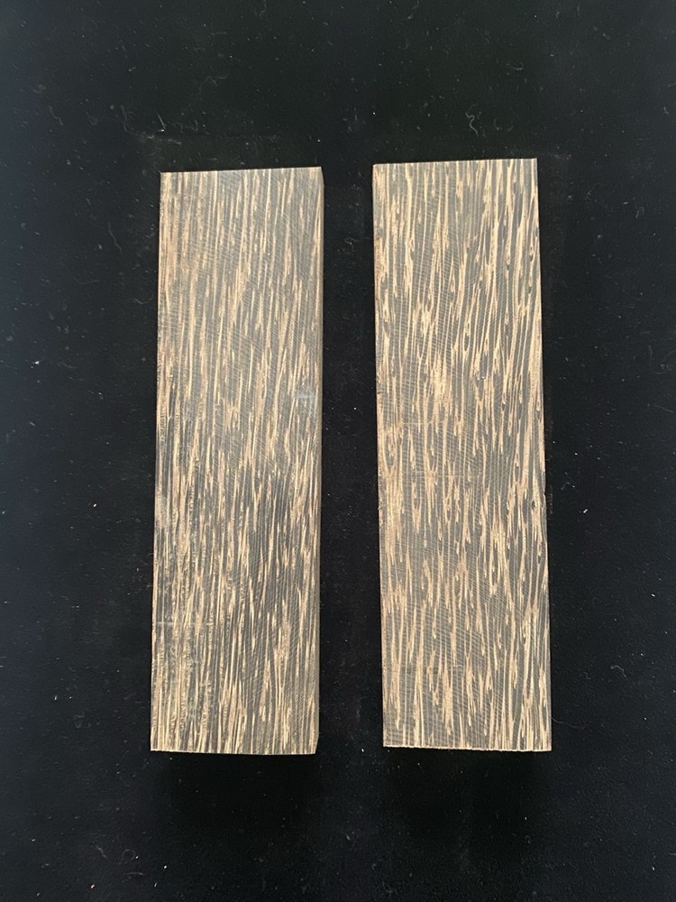 Black Palm Knife Handle Scales